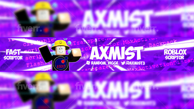 Make You Roblox Gfx Youtube Banner By Itspakgaming - roblox banner gfxroblox so i make gfx edits for roblo