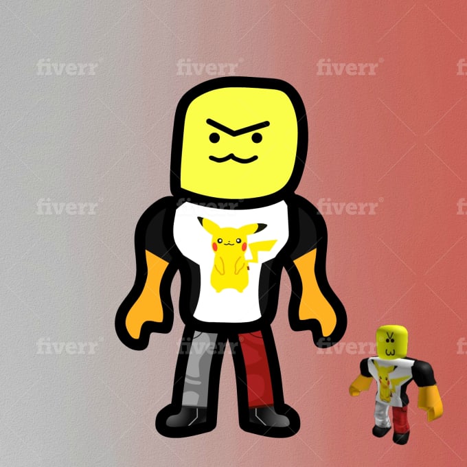 Draw Your Roblox Avatar By Williambayona Fiverr - roblox toys hk