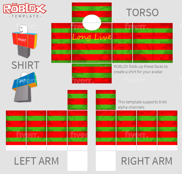 Roblox Christmas Shirt Template
