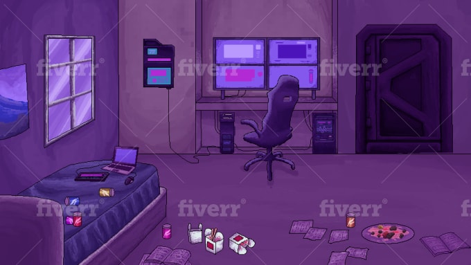 Draw Pixel Art Background For Game By Satriogalih Fiverr