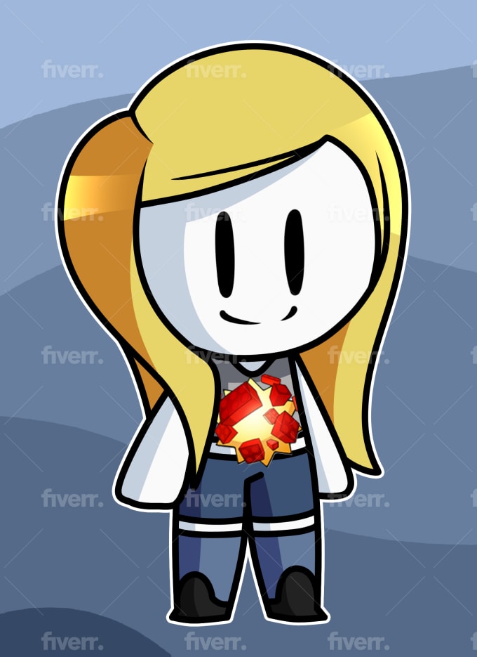 Draw Your Roblox Minecraft Character Or Any Avatar From Any Game By Giacial Fiverr - roblox character outline girl