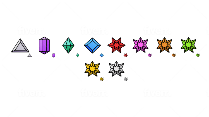 Create Professional 26 Twitch Bit Badges By Icyk1d Fiverr