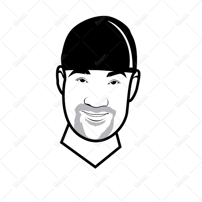 Design Avatar Flat Minimalist Cartoon Face Express By Aringalleryart