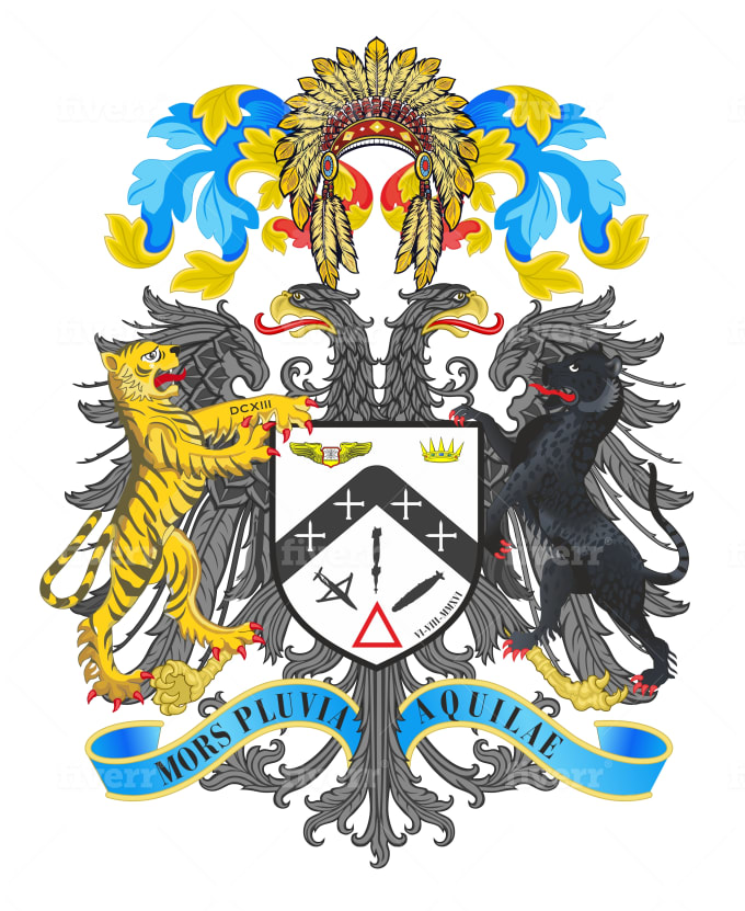 Design Custom Family Crest Royal Coat Of Arms By Designdep0t