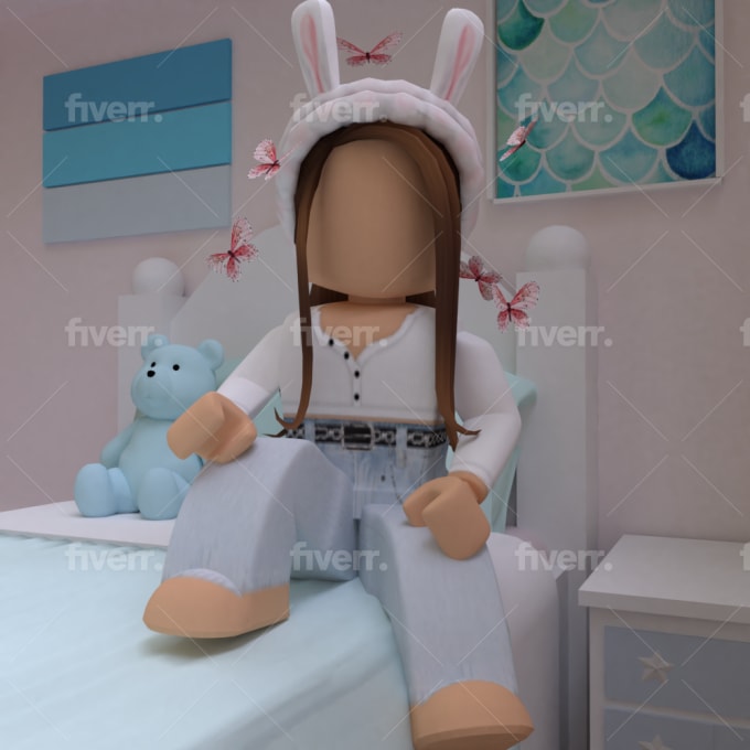 Make A High Quality Detailed Roblox Gfx For You By Iirachelx Fiverr - roblox girl no face cute