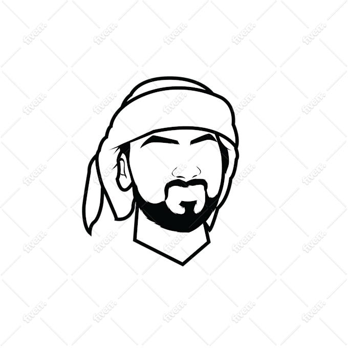 Design Avatar Flat Minimalist Cartoon Face Express By Aringalleryart