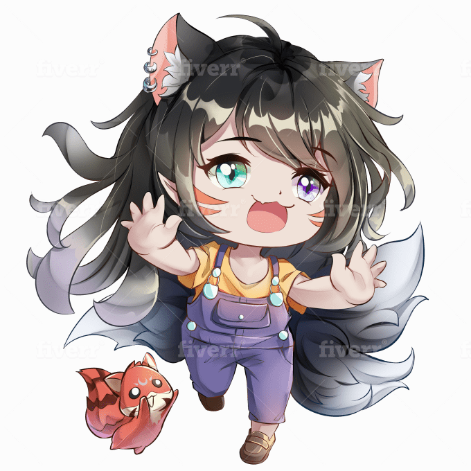 Draw A Cute Anime Chibi For You By Willowart