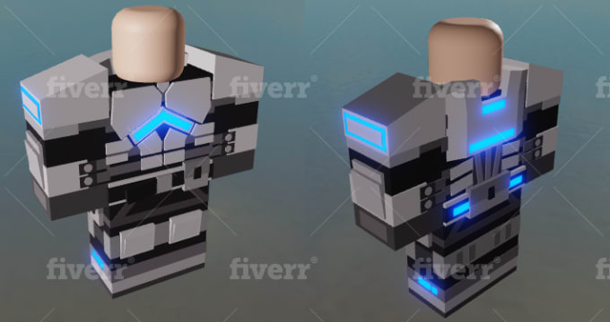 Create 3d Clothes Or Armor Models For Your Roblox Game By Maximgeld - armour roblox