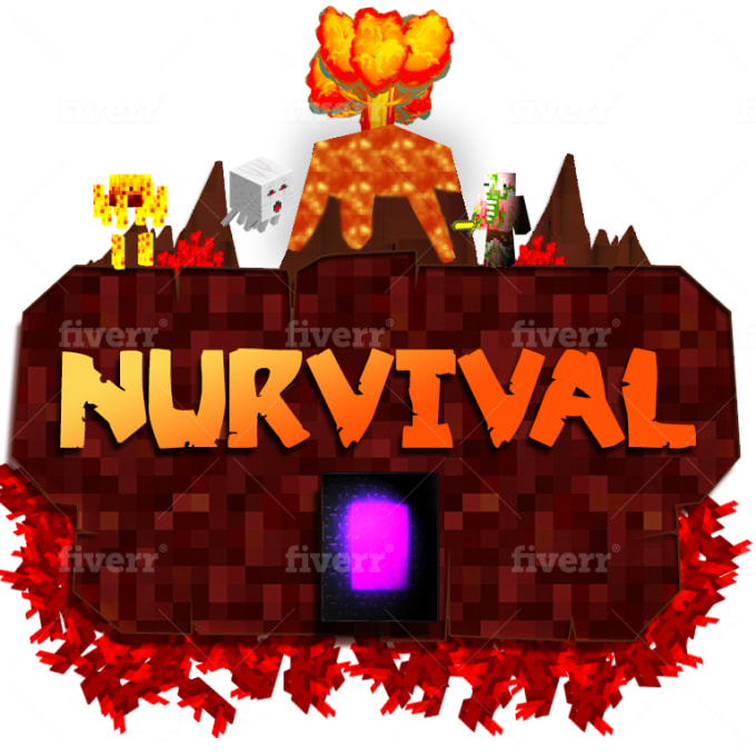 Create Minecraft Server Logo By Joseplmartins Fiverr Why not try to design your own with our easy to use logo maker. create minecraft server logo by