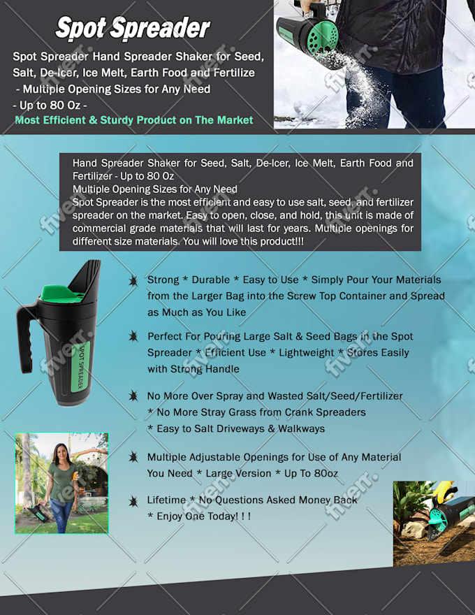 Design Quality Flyers Sales Sheet And Brochure By Maroohpublisher