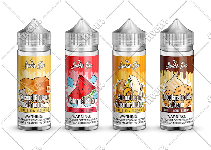 Design outstanding label for e liquid vape company by ...