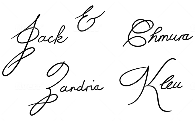 Make A Digital Vector Copy Of Your Signature By Prantopashi