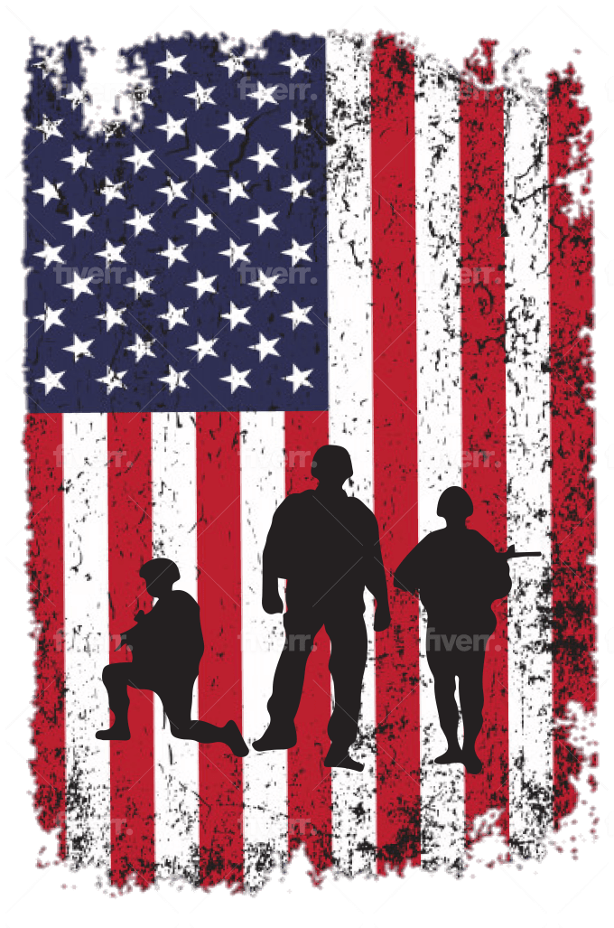 Create Distressed Faded Flag T Shirt Design By Tshirtschool