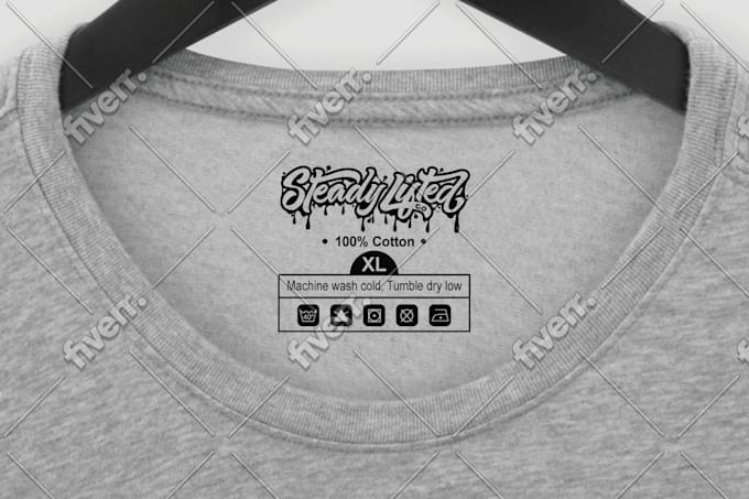 Make your shirt neck label design by 