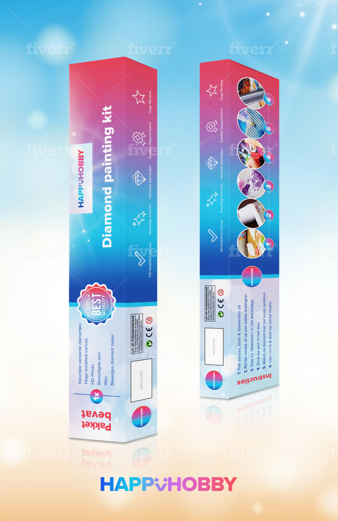 Premium Packaging Box Or Label For Amazon Products By Havanastudio