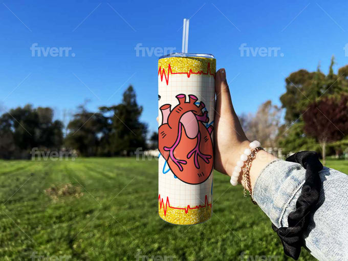 make unique 20oz 30oz tumbler sublimation design for