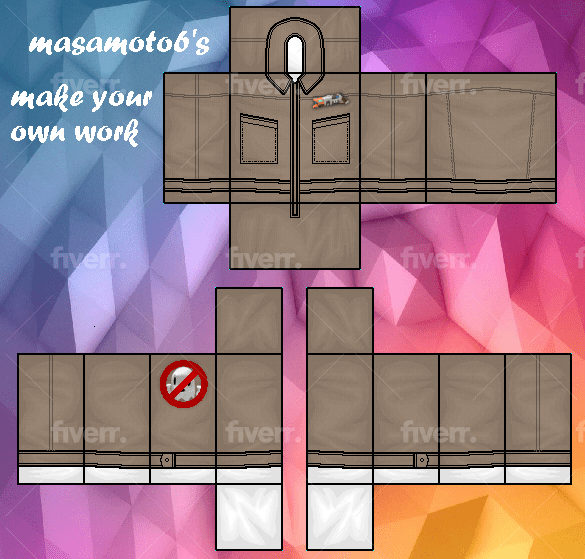 Create Customised Roblox Clothing To Your Specification By Masamoto6 - gray jedi robe shirt roblox