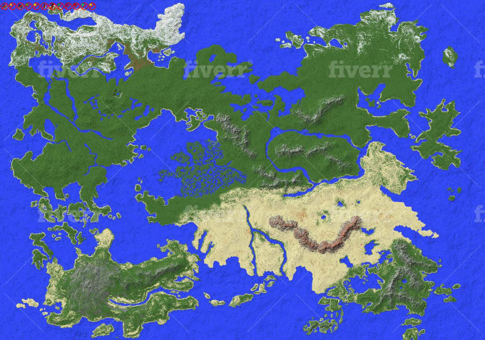 Terraform a fantastic minecraft map by Robarm99