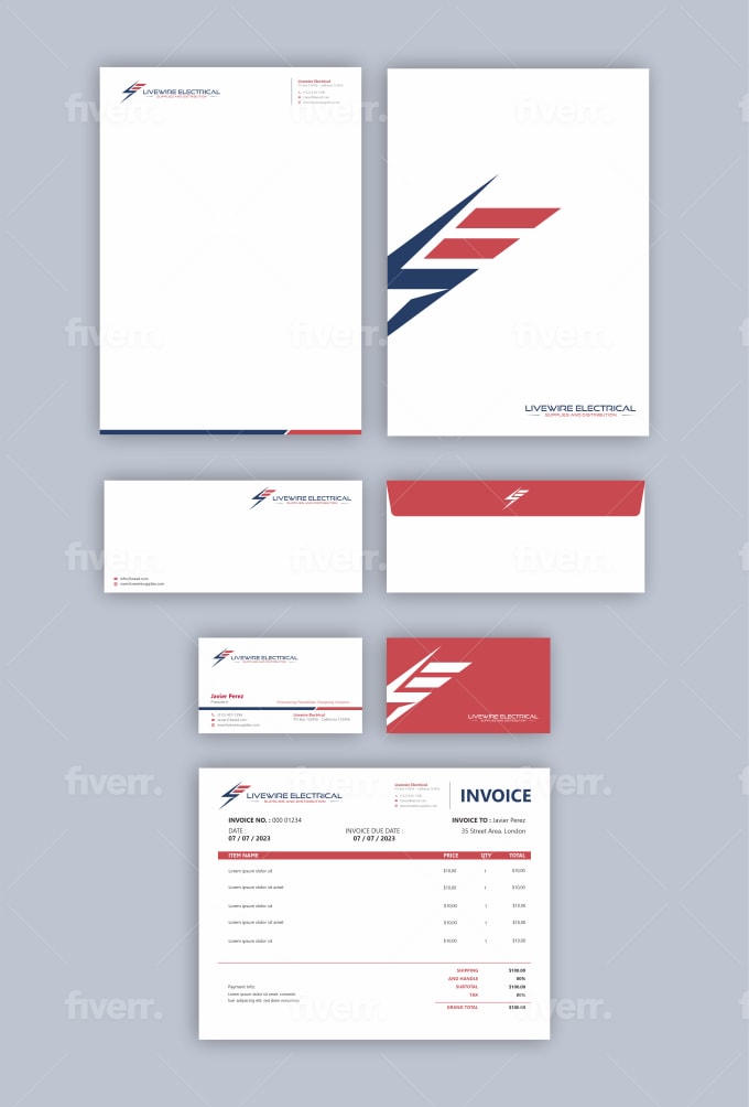 Letterhead, Envelope, Card Design – Parth Graphics
