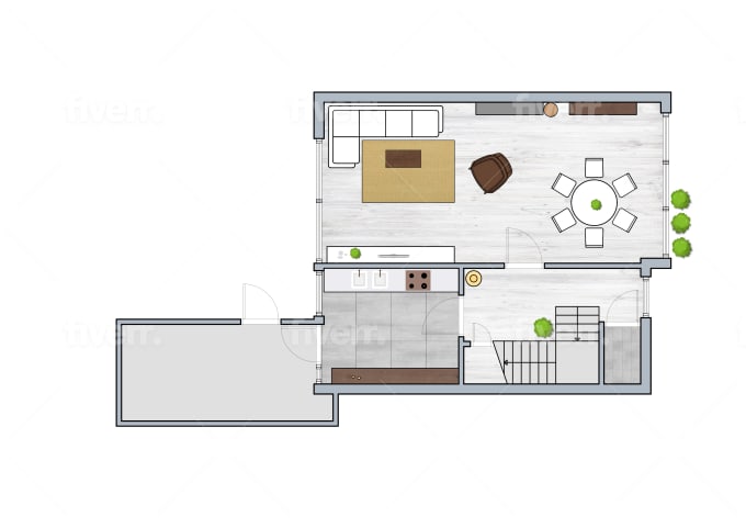 draw 2d floor plans in autocad from your pdf or hand sketch