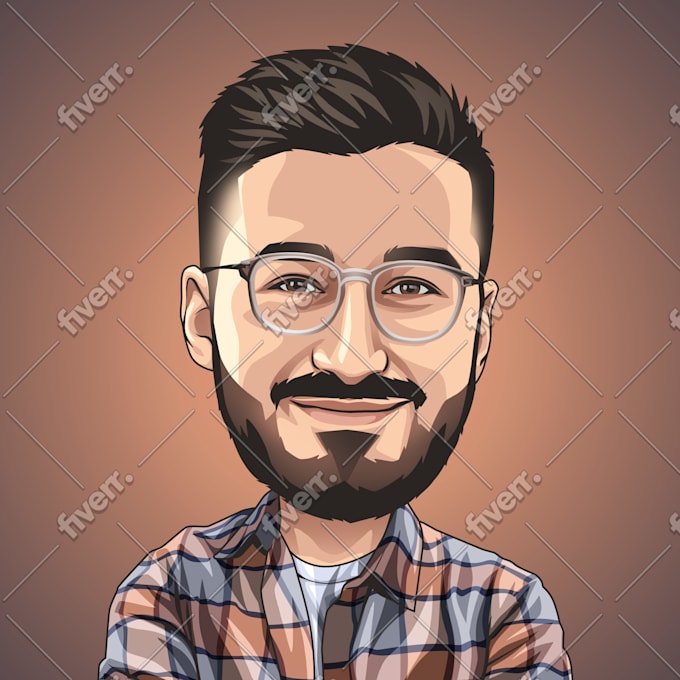 Draw Big Head Cartoon Profile Picture By Theartofbren Fiverr