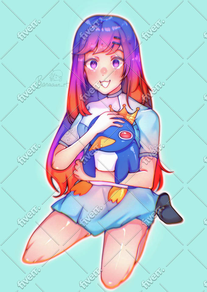 Draw You Anime Girls Boys Reference Sheet Manga By Anabana125 Fiverr
