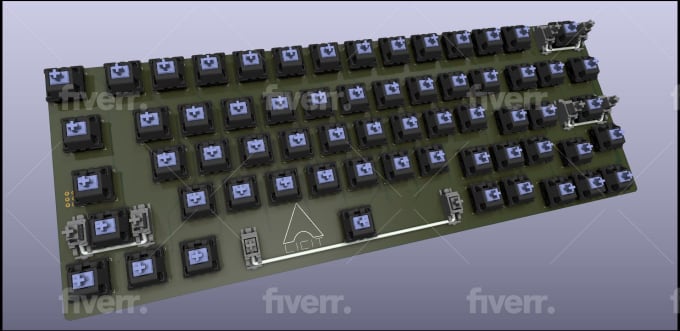construisez-vous un clavier mécanique personnalisé, une conception de  circuit imprimé de clavier, un schéma, un circuit
