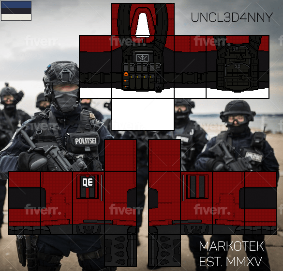 Design You A Modern Roblox Military Uniform By Uncle Danny Fiverr - red uniform roblox
