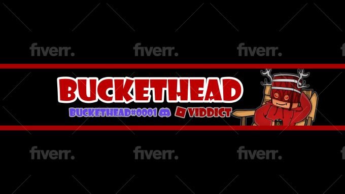 Design A Banner Digital Art Of Your Roblox Character By Nenoyt18 - buckethead roblox