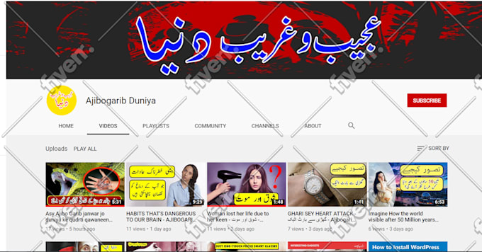 Create Youtube Channel Setup With Logo Art Intro Outro By Proeditingg Fiverr