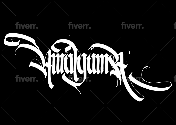 Gamer / For Life Ambigram Tattoo Instant Download (Design +