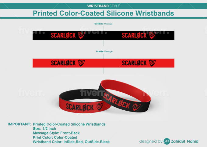 Wristband design on sale