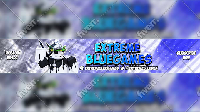 Make You Roblox Gfx Youtube Channel Art Or Banner By Itspak Gaming Fiverr - roblox banner size