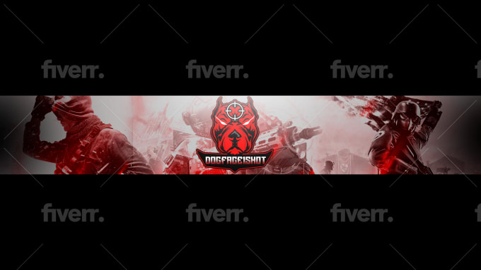 Wolf Gaming Clan Mascot Banner  Free PSD - Zonic Design Download