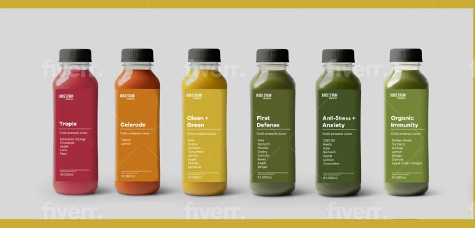 Design professional juice bottle label by Tayebah_iqbal