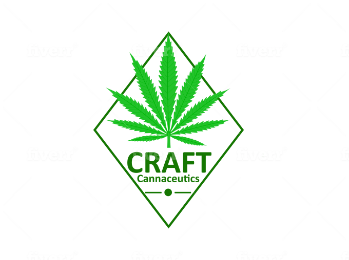 Make Medical Marijuana Cannabis Hemp Natural Cbd Oil Logo By Strikerjohn