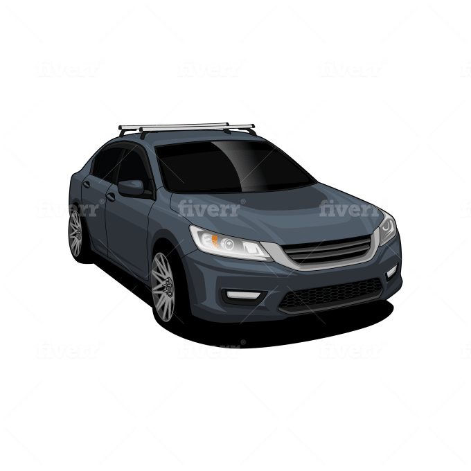Draw Awesome Vector Flat Illustration Of Your Car By Duniafantasi