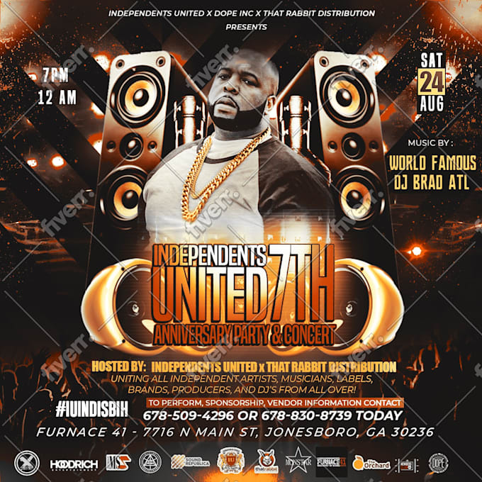 Dj Hip Hop Music Concert And Event Party Flyer And Poster By Mehdycr Fiverr