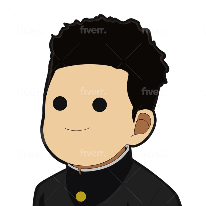 Draw anime headshot portrait profile picture,icon,avatar by Dxvqssssss