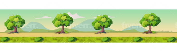 Make 2d backgrounds for animation, music and games by Aamiramullaart |  Fiverr