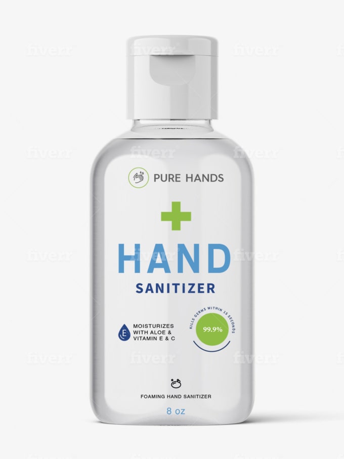 Hand Sanitizer And Soap Bottle Packaging Design By Aamir Saifi