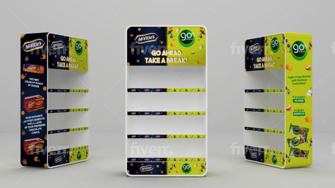 Download Design Creative 3d Product Display Gondola And Counter Top By Asadaslain28 Fiverr