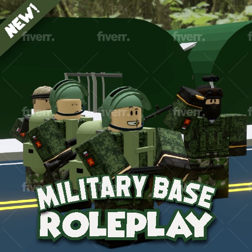 Make You A Roblox Gfx For Your Group Or Game Icon By Itz Sophia Fiverr - military base designs roblox