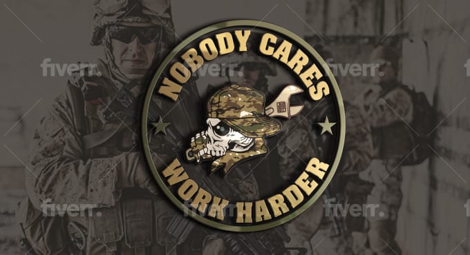 Concevoir un badge de logo militaire personnalisé unique en 24 heures