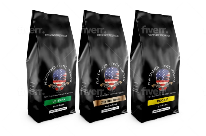 Do A Coffee Bag Packaging Label Design And Stickers By Medi Design