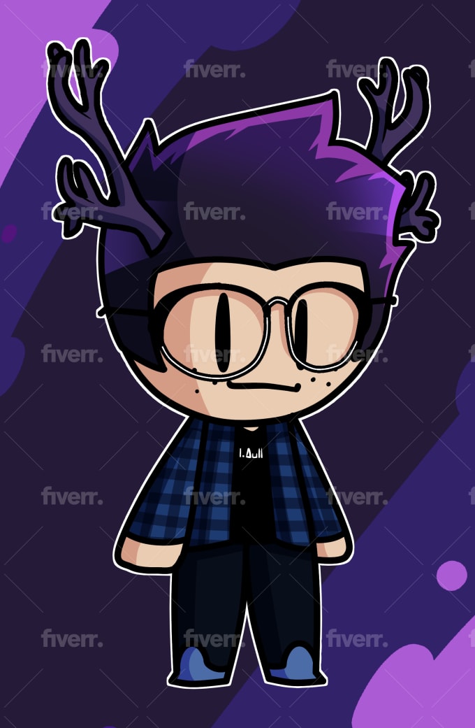 Draw A Chibi Version Of Your Roblox Or Minecraft Character By Giacial Fiverr - chibi roblox drawing