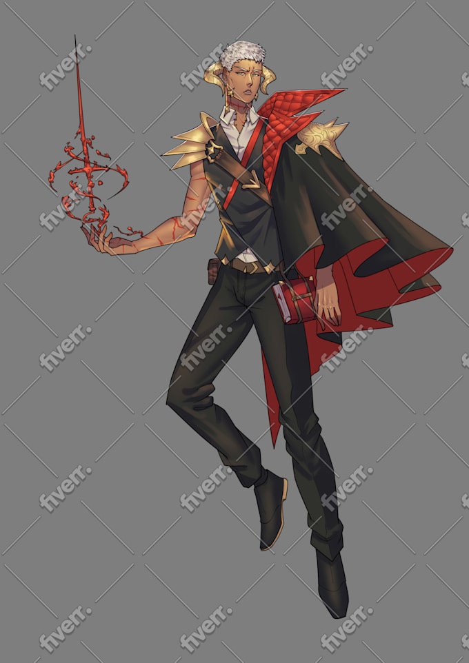 Create Anime Character Illustration Or Concept Art By Ippikiy Fiverr
