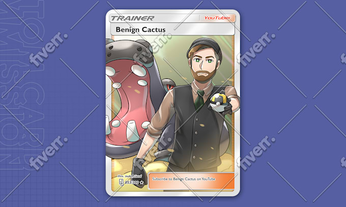 Draw You A Custom Pokemon Tcg Trainer Card By Jade Friand Fiverr There is currently no wiki page for the tag cactus (pokemon). custom pokemon tcg trainer card