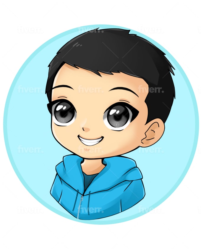 Chibi Avatar Icon with Background - Artists&Clients