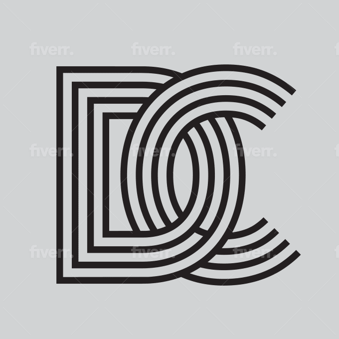 LV initial monogram with rhombus shape logo design 14458909